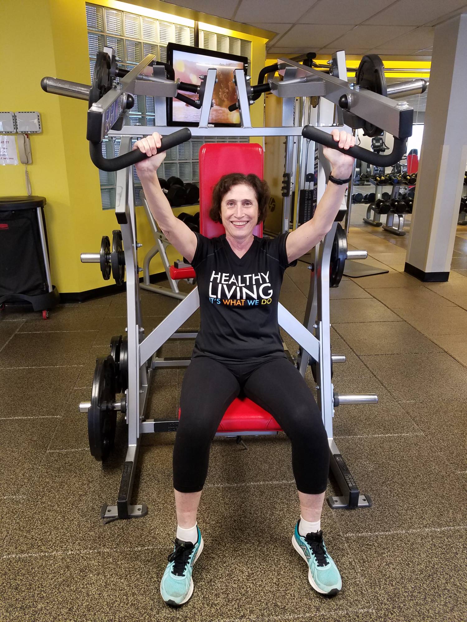 Susan Strouse showing us her strength